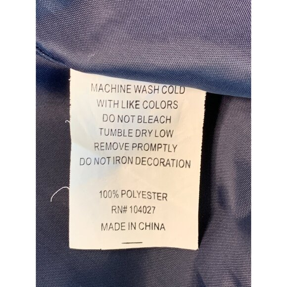 Majestic Athletic Red Sox Genuine Baseball 4XT Navy Jacket EUC 8321 Zip lined - Picture 4 of 8